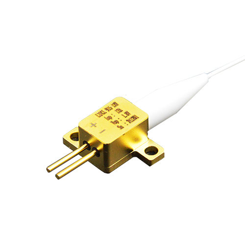 Hochleistungs-CW-Lasermodul mit Faserkopplung, Zwei-Pin-Gehäuse und Multimodus-Faser